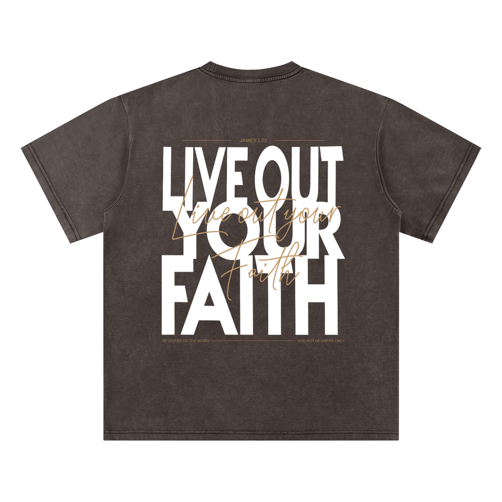 Washed Tee,Oversized Tee